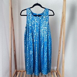 Sachin + Babi Teal Silk Dress